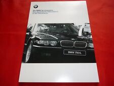 1999 BMW 7 Series E38 Saloon 728i 735i 740i 750i 730d 740d Brochure Brochure