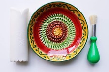 Ensemble d'assiettes à râpe