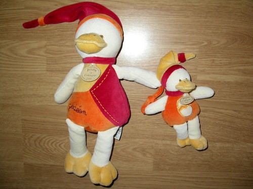Peluche doudou canard poussin - peluche,