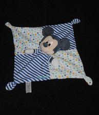 🐭Doudou plat Mickey bleu