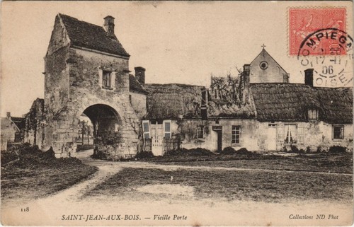 Cpa jean aux - cpa, bois