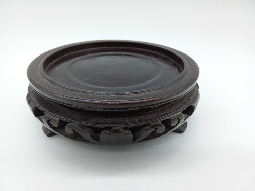 Socle bois pour vase - vase, en