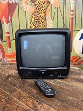 VINTAGE MAGNAVOX 13” CRT TV BUILT IN DVD AV INPUT RETRO GAMING NINTENDO SNES N64