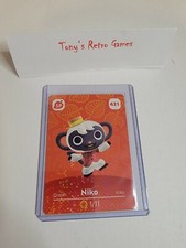 NIKO NICO # 421 Animal Crossing Amiibo Card SERIES 5 MINT NEVER SCANNED!