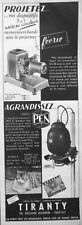 1954 TIRANTY PRESS ADVERTISEMENT FAIRY PROJECTOR & PEN ENLARGER - CAT