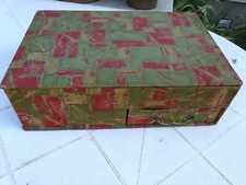 old sewing box with vintage