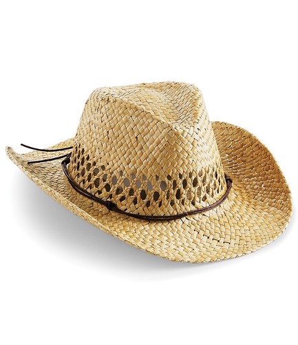 Chapeau cowboy paille - en,