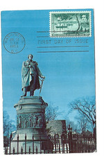 CARTE MAXIMUM  ETATS UNIS  1953  COMMODORE MATTHEW C. PERRY