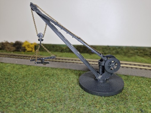 Maquette grue quai jouef - de,