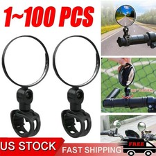 Bike Mirror Rotaty Round MTB Road Handlebar Bicycle Rear View Glass Cycling LOT