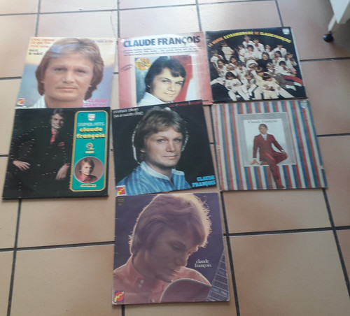 Claude francois lot vinyles - ,