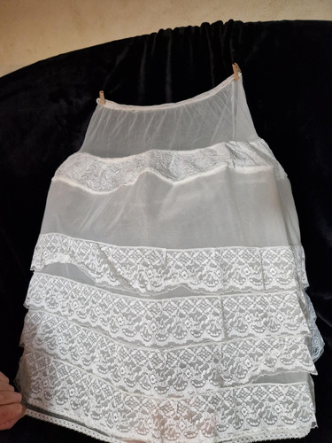 Jupon ancien tulle et - jupon,