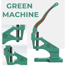 Machine À Presse Manuelle Verte Universelle Pour DIY Vêtements Cuirs Rivets