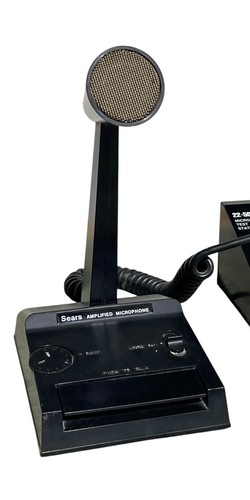 Sears amplified mic desktop - amplified,