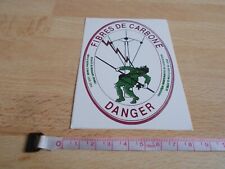 FISHING STICKER - CARBON FIBER DANGER