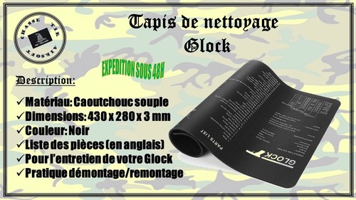 Tapis nettoyage glock - tapis,