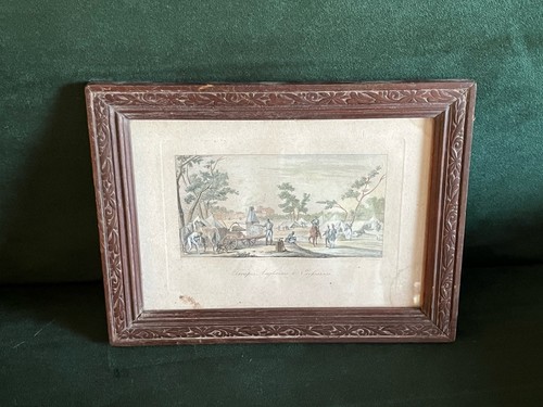 Gravure ancienne encadrée