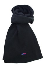 TOMMY JEANS écharpe noire unie TJW Flag Scarf black AW15478