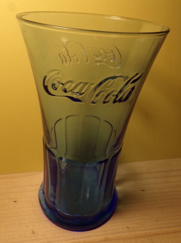 Coca cola verre collector bleu - cola,