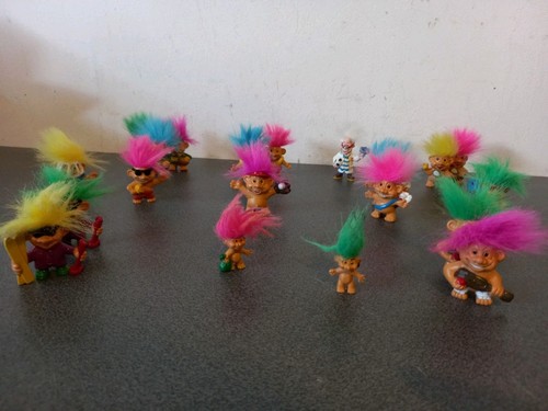 Vintage lot figurines troll - vintage, 20