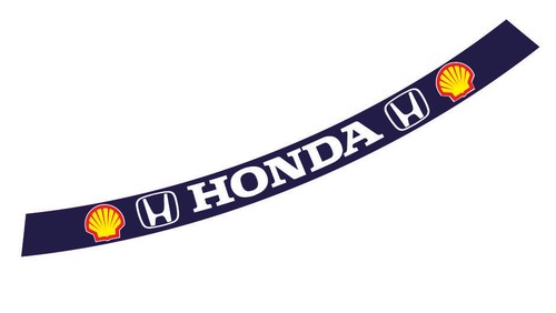 Senna helmet visor sticker - f1,