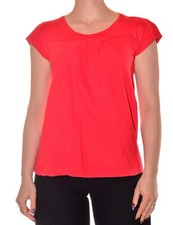 tshirt rouge uni taille S col