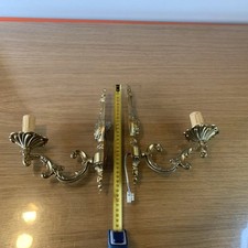 pair of retro bronze or brass wall sconces Ref Gi