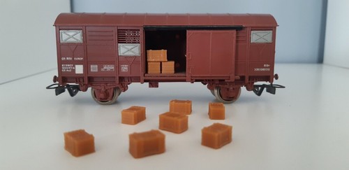 Caisses miniature bois - miniature,