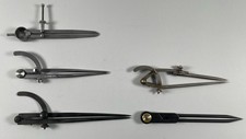 Lot 5 Vintage Compass Calipers