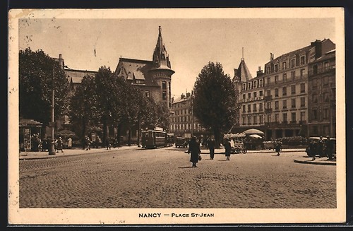 Carte postale nancy place - carte, nancy,
