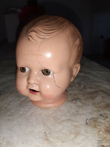 Ancienne tete poupee raynal - ancienne,