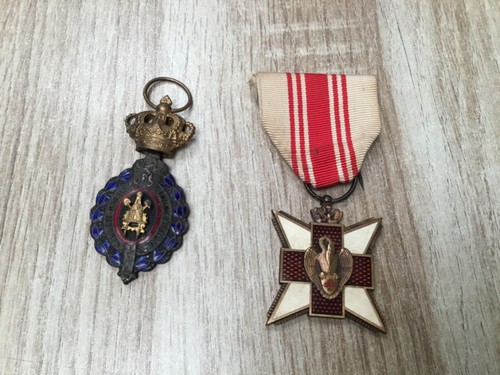 Lot medailles belgique - 2,