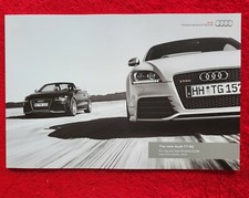 AUDI TT RS 2010-11 UK Market PRICES SPECS Brochure Coupe & Roadster 46 page MINT