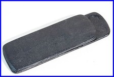1950's Black MONTBLANC Open Saffian Leather Pouch Etui Case f 2 pens - VINTAGE