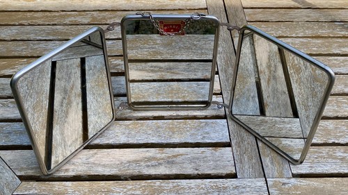 Miroir barbier triptyque - miroir,