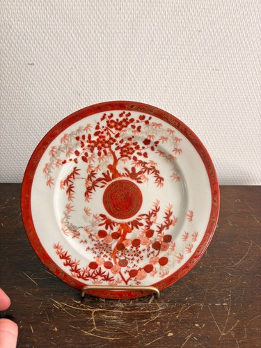Ancien assiette imari rouge - imari,