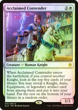 Acclaimed Contender  Throne of Eldraine (Foil)     Mtg Magic English NM