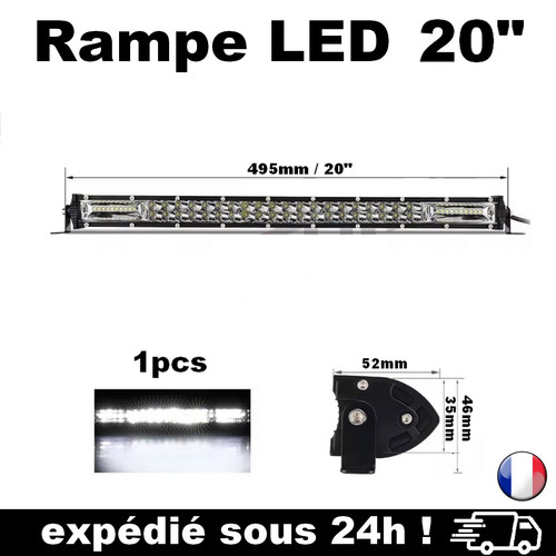 Barre led rampe - 20", light