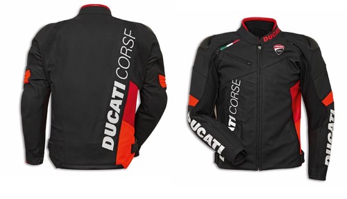 Blouson moto cuir ducati