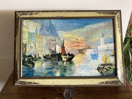 Boîte métal ancienne - boîte,
