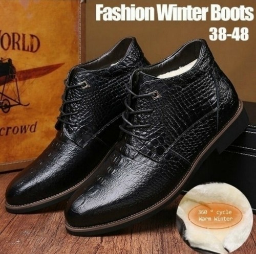 Men shoe crocodile pattern - shoe,