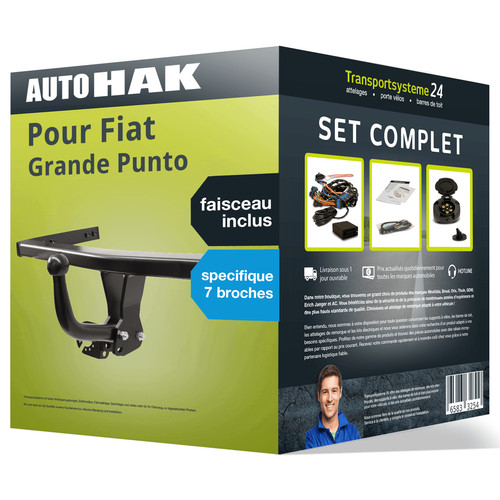 Attelage pour fiat grande - attelage,
