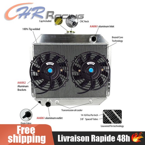 Aluminum radiator fan for - aluminum,