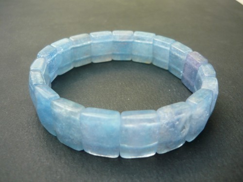 Bracelet quartz aigue - quartz, marine