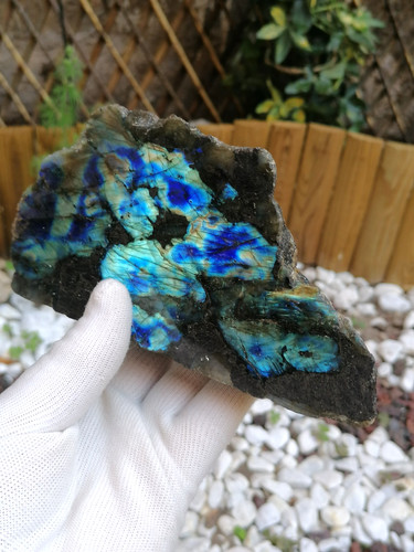 Labradorite polie face avant
