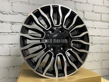 Roues 4X 16" multi rayons 1400kg NOIR 6X130 pour Mercedes Sprinter Crafter