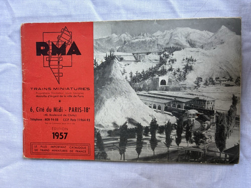 Catalogue rma pma - pma, trains