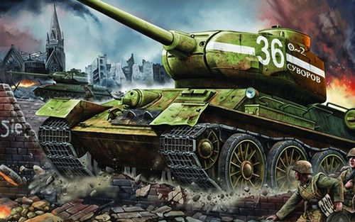 Trumpeter t34 85 model - trumpeter,
