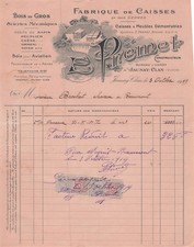86 JAUNAY CLAN fabricant PREMET 1919 caisses bois