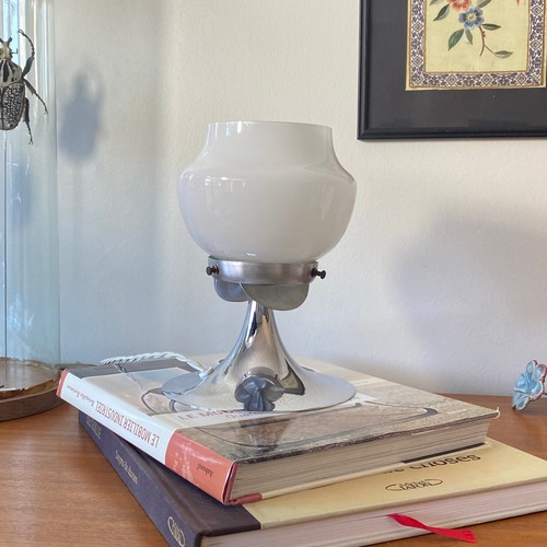 Lampe vintage globe verre - vintage,